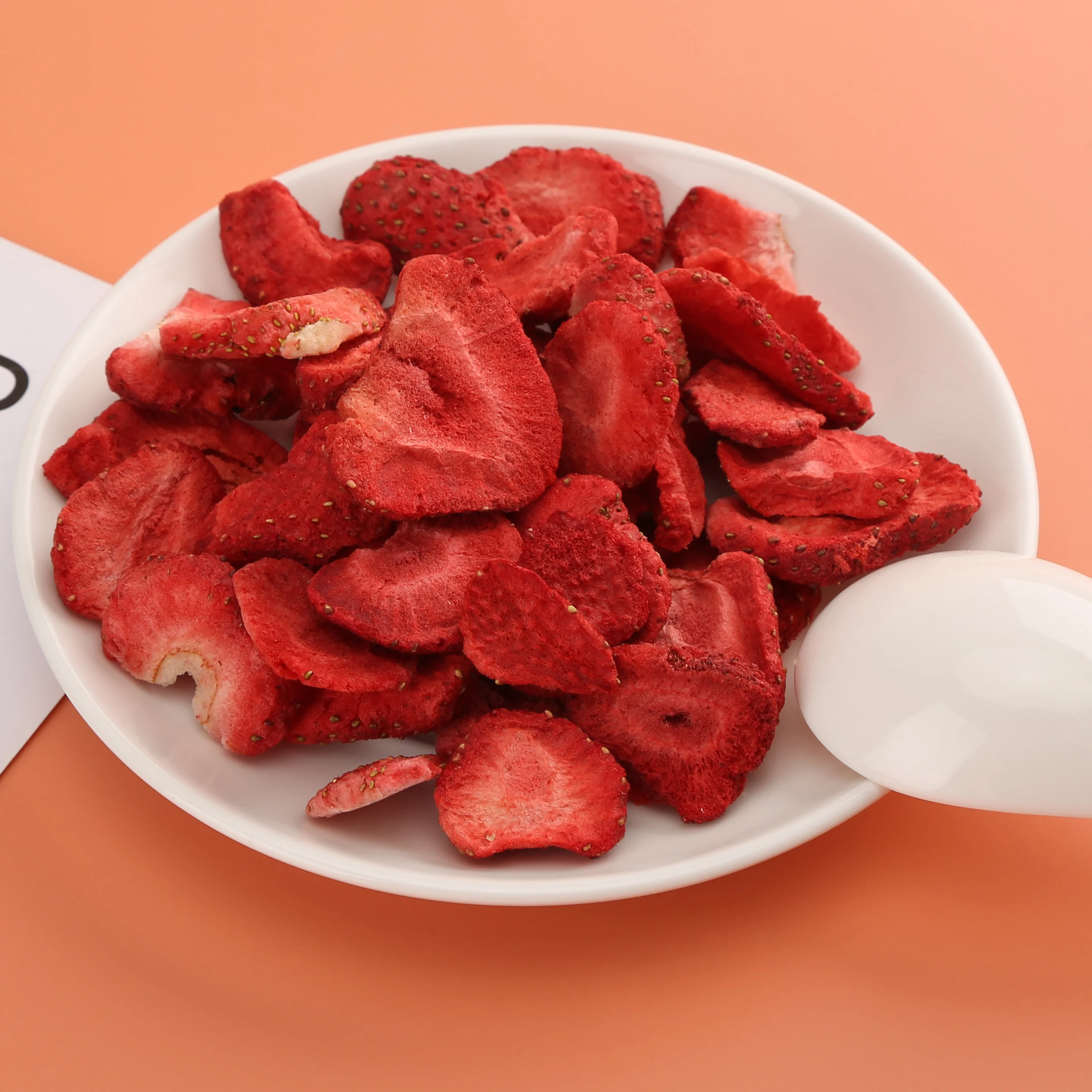 Guoyue клубника лиофилизированный порошок с клубничным с самым лучшим ценой штук кубики сублимированный ломтик клубники