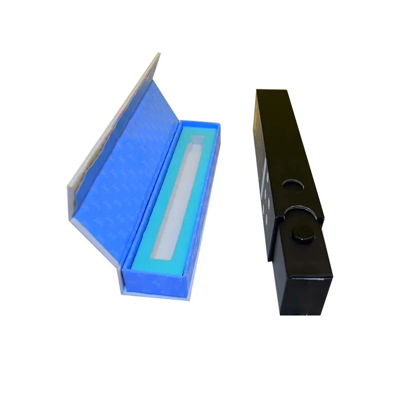Disposable pod cartridge pen White Black magnet Gift Rigid Box 1gram Cartridge  Magnetic Packaging Gift Box  with Window
