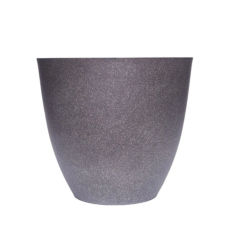 Home garden decorative indoor antique Vintage style large size resin plastic flower plant pot planters with saucer