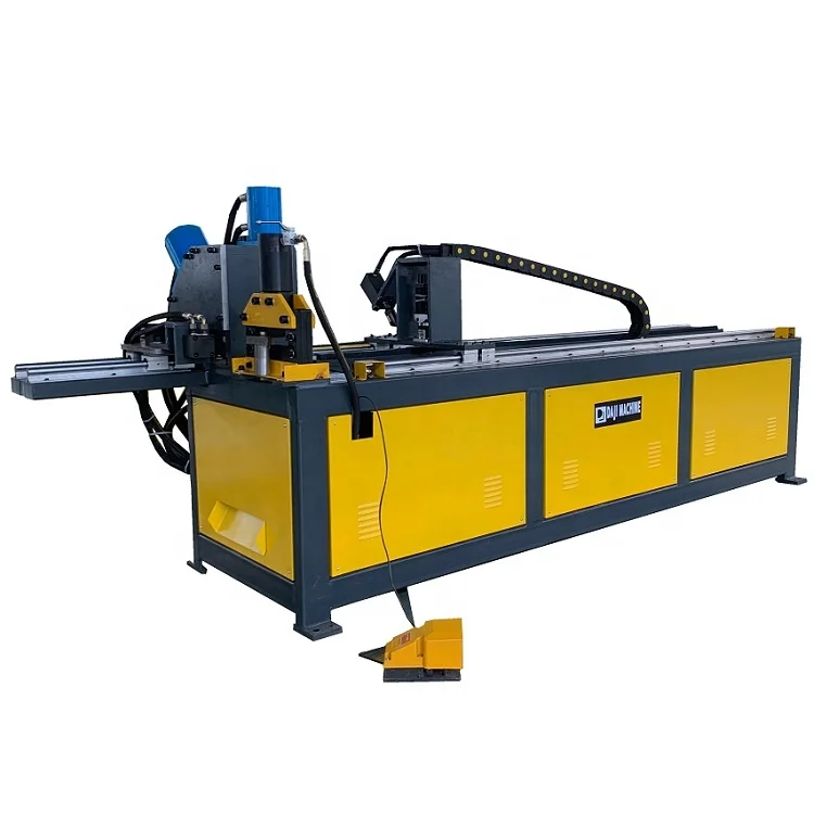 Stable performance steel flange forming machine,angle steel air duct flange forming machine line