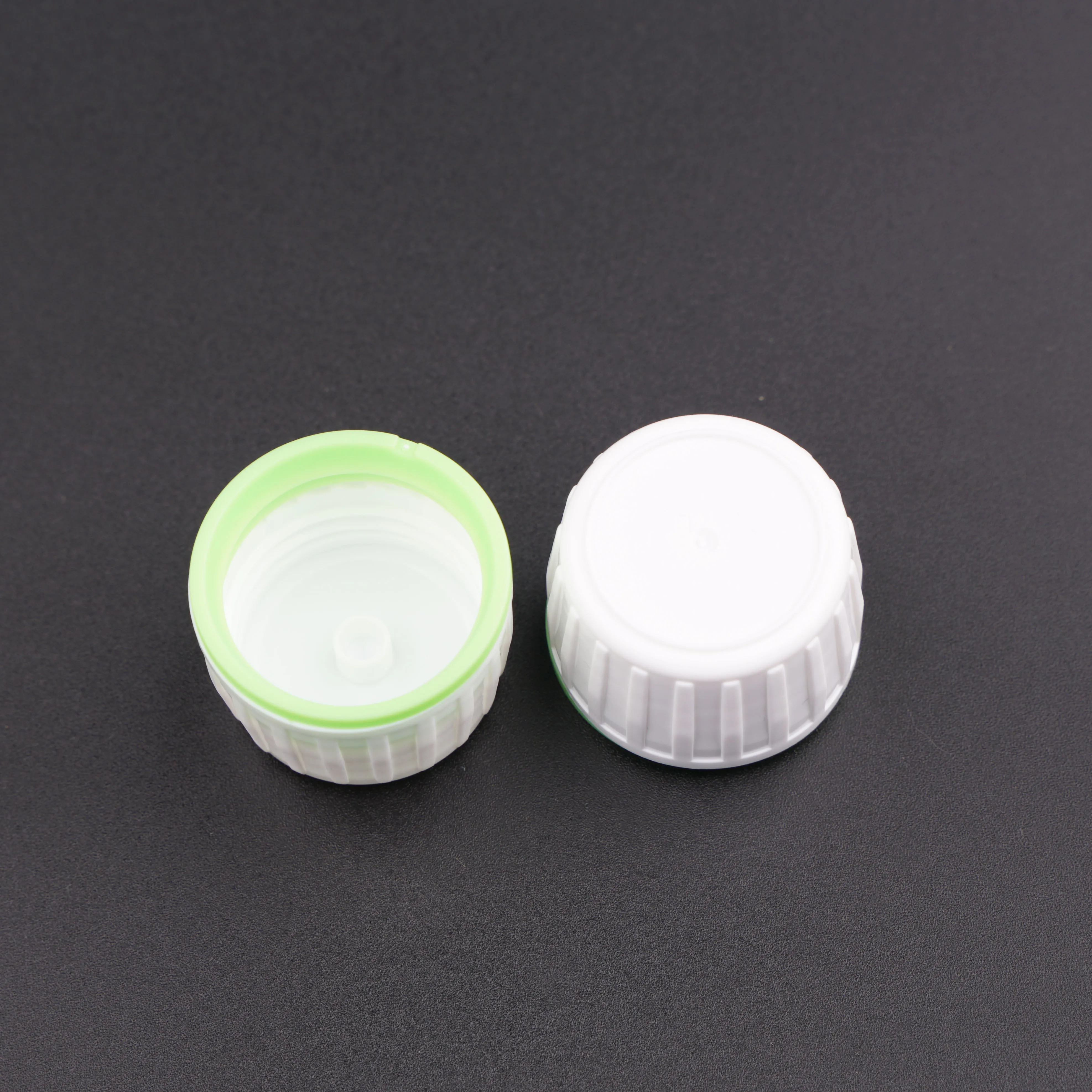 NEW Product  28mm Plastic CRC Tamper Evident pilfer proof Screw Cap for syrup juice style cap with reduce