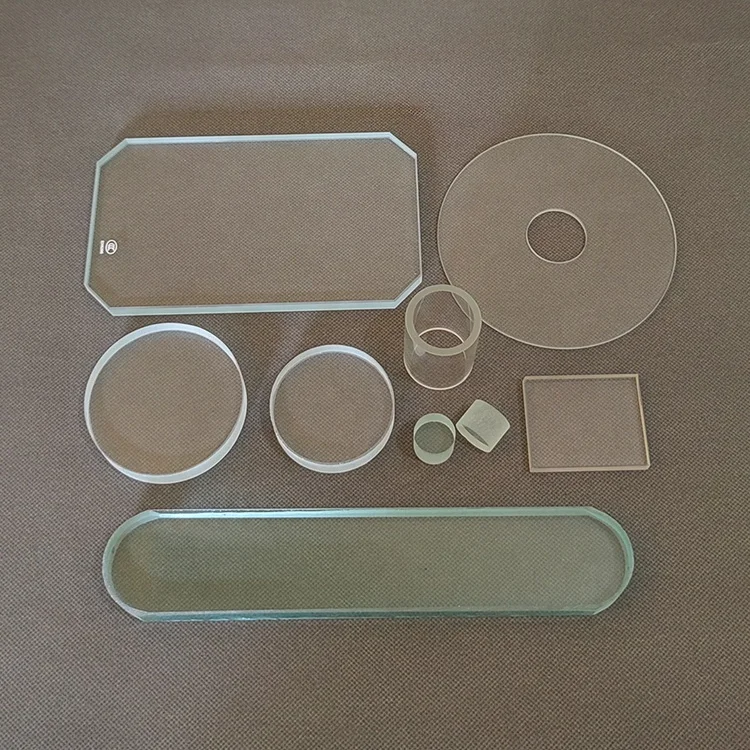 Round Tempered Sight Glass Tempered 3.3 Optical Borosilicate Sight Glass For Water Level Boiler