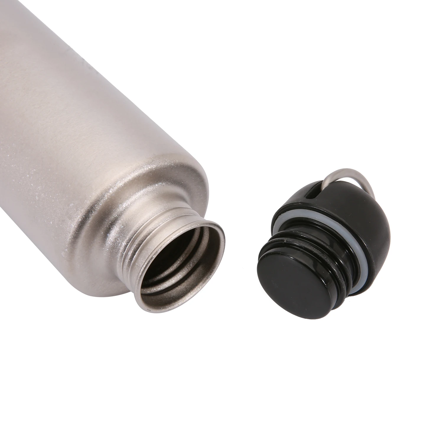 Customized Logo Titanium Water Bottle Portable Professional Camping Gear Hiking Outdoor Activities Weighted Capacity Packed Bag