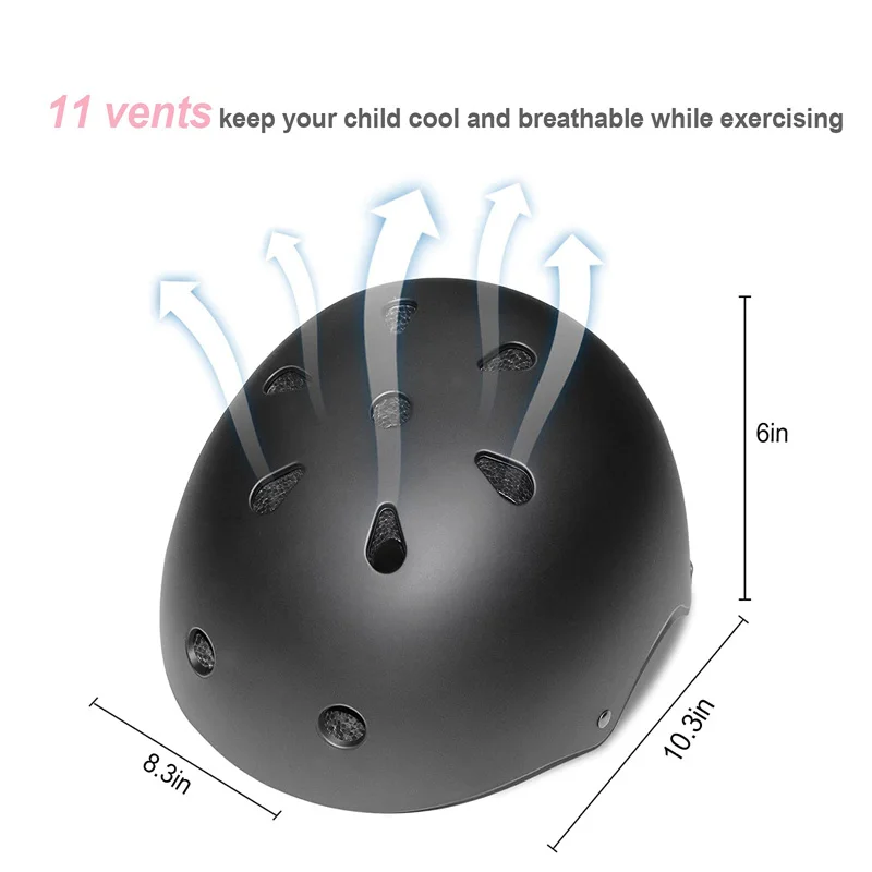 Kids Ventilation Adjustable Helmet Kids Boys Girls Multi Sport Helmet Skateboard Roller Skateing Bicycle Scooter Bike Helmet
