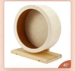 High Quality Wooden  Wheel for Hamsters Animals Running Toy wheel hamster