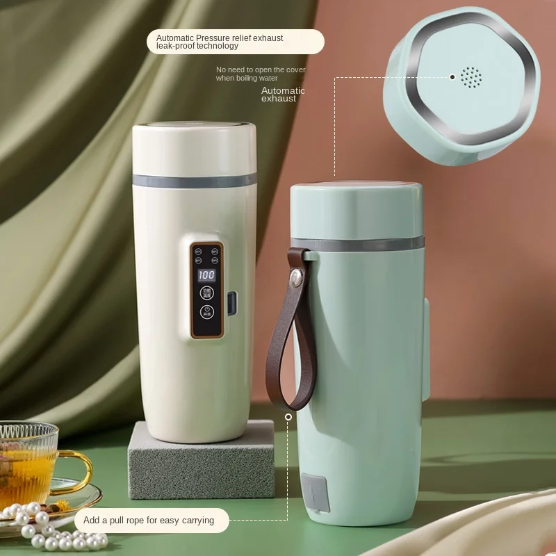 Новый дизайн 2022, умные кружки из нержавеющей стали 304, термос с регулировкой 45/60/80/100 градусов по Цельсию, кружка, чашка для автомобиля