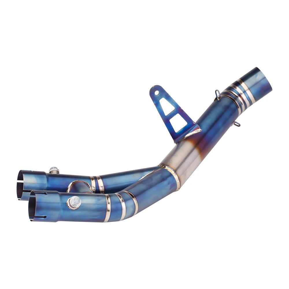 stainless steel Exhaust middle pipe for YZF R1 exhaust motorbike exhaust connect pipe 2004~2018