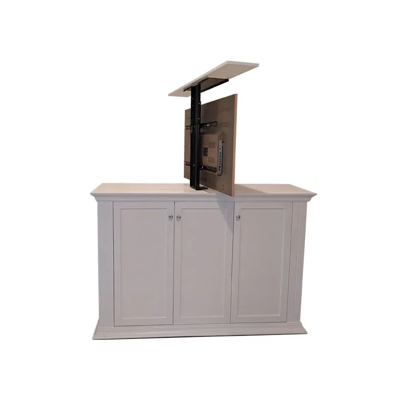 Junnan 30-75 inch TV lifter with cabinet for home tv lcd monitor bed lift motorized underbed tv lift