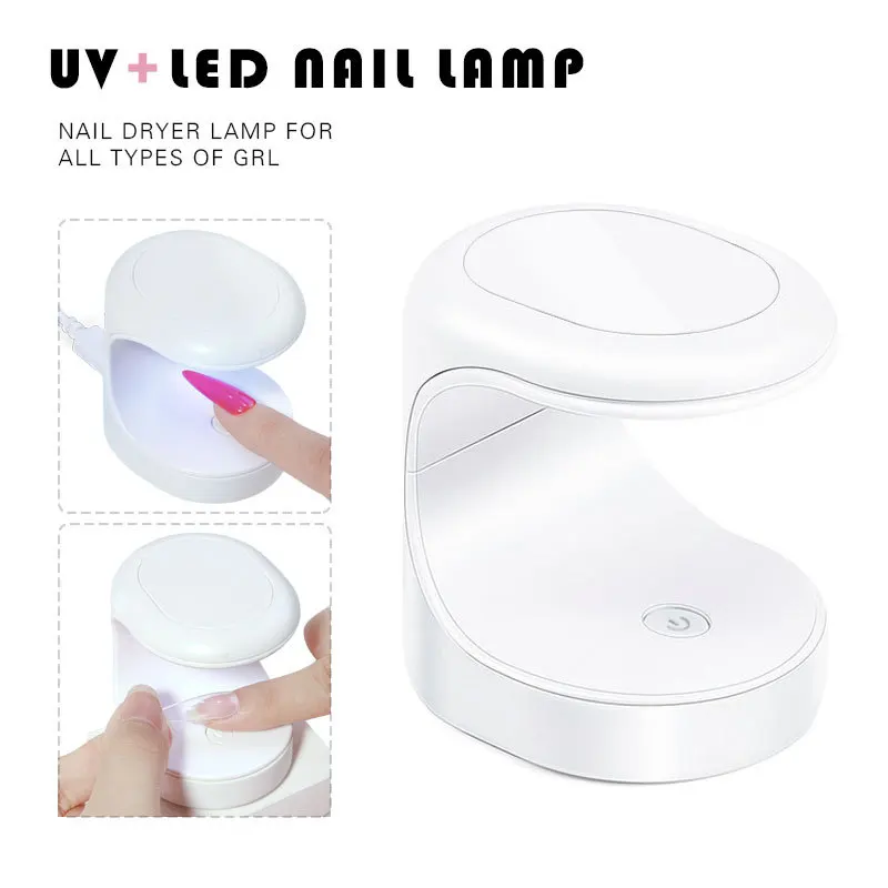 Wholesale mini C- shape with USB  portable nails dryer gel polish  UV light Curing Lamp