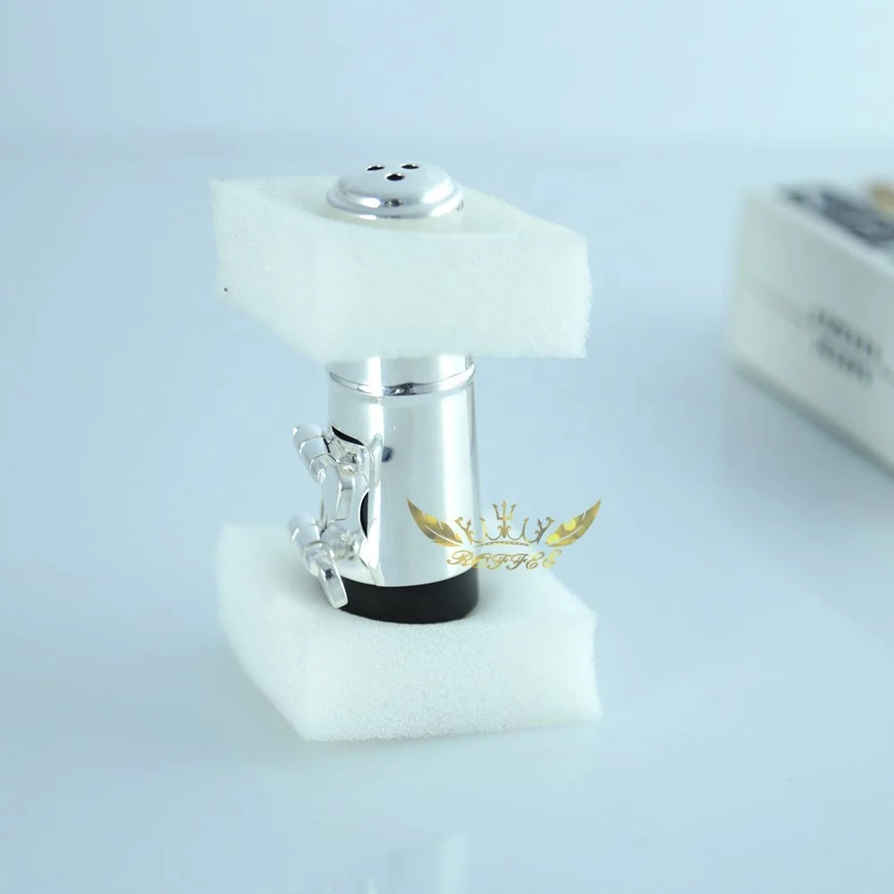 Roffee Musical Instrument Parts Accessories Clarinet Silver Plated Headjoint Mouthpiece Ligature