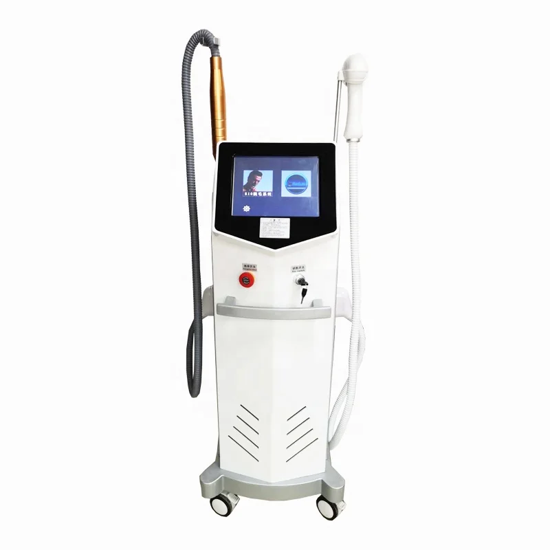 808nm Diode Laser Hair Removal machine with Double Heads 5000000 Shots Permanent Laser Epilator & Picosecond Whitening device