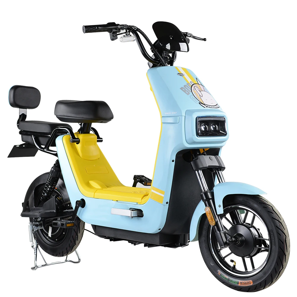 14 inch electric bicycle vacuum tire full suspension electric motorcycle throttle electric bike