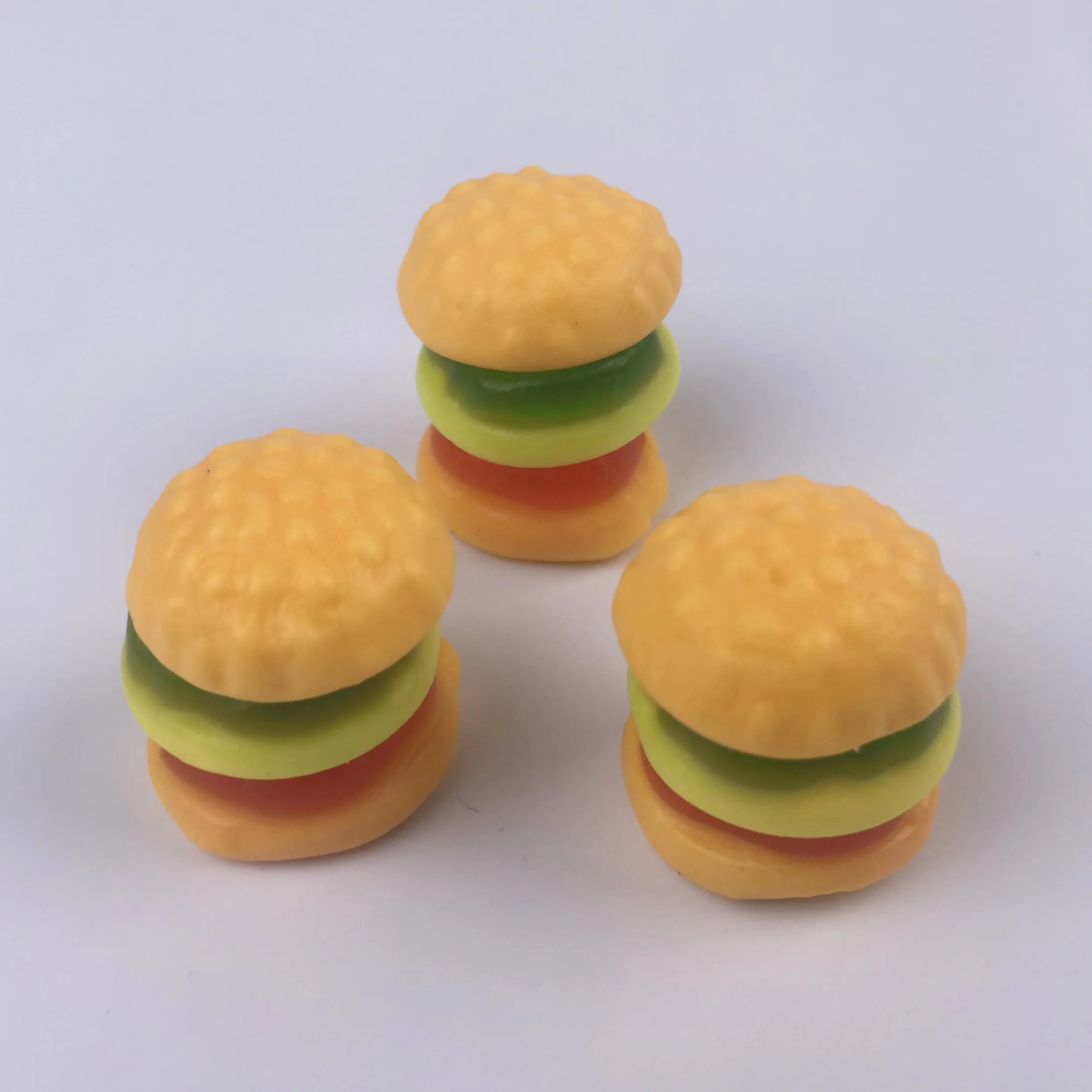 OEM Factory Bulk Gummies Bonbon Colorful Sweet 50g Hamburger Jellopy Gummy Candy