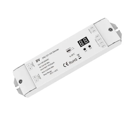 AC 2-канальный DALI 0-10 В 1-10 диммер 2 address 100-240VAC 20mA/CH контроллер света