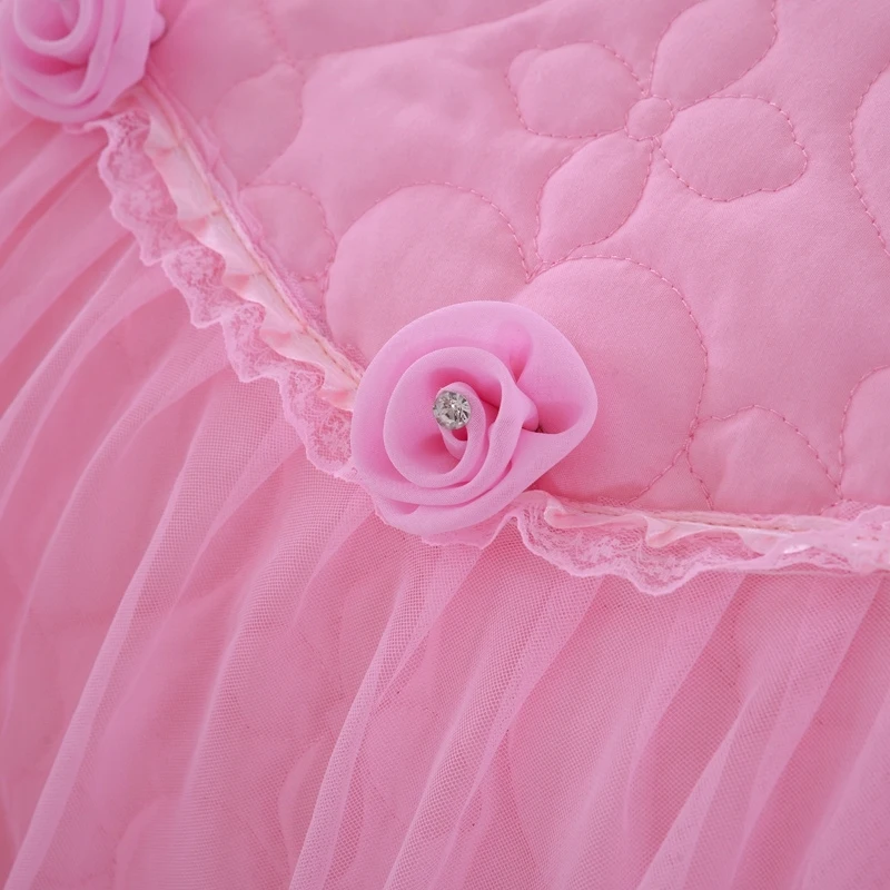 Reliable quality high grade new product princess style lace embroidery bed sets four seasons suitable bedding sets bed skirt