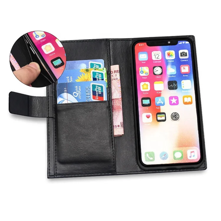 Saiboro zipper leather flip folding wallet pu soft water proof 360 case cover for xiaomi a1, for xiaomi mi a1 back cover