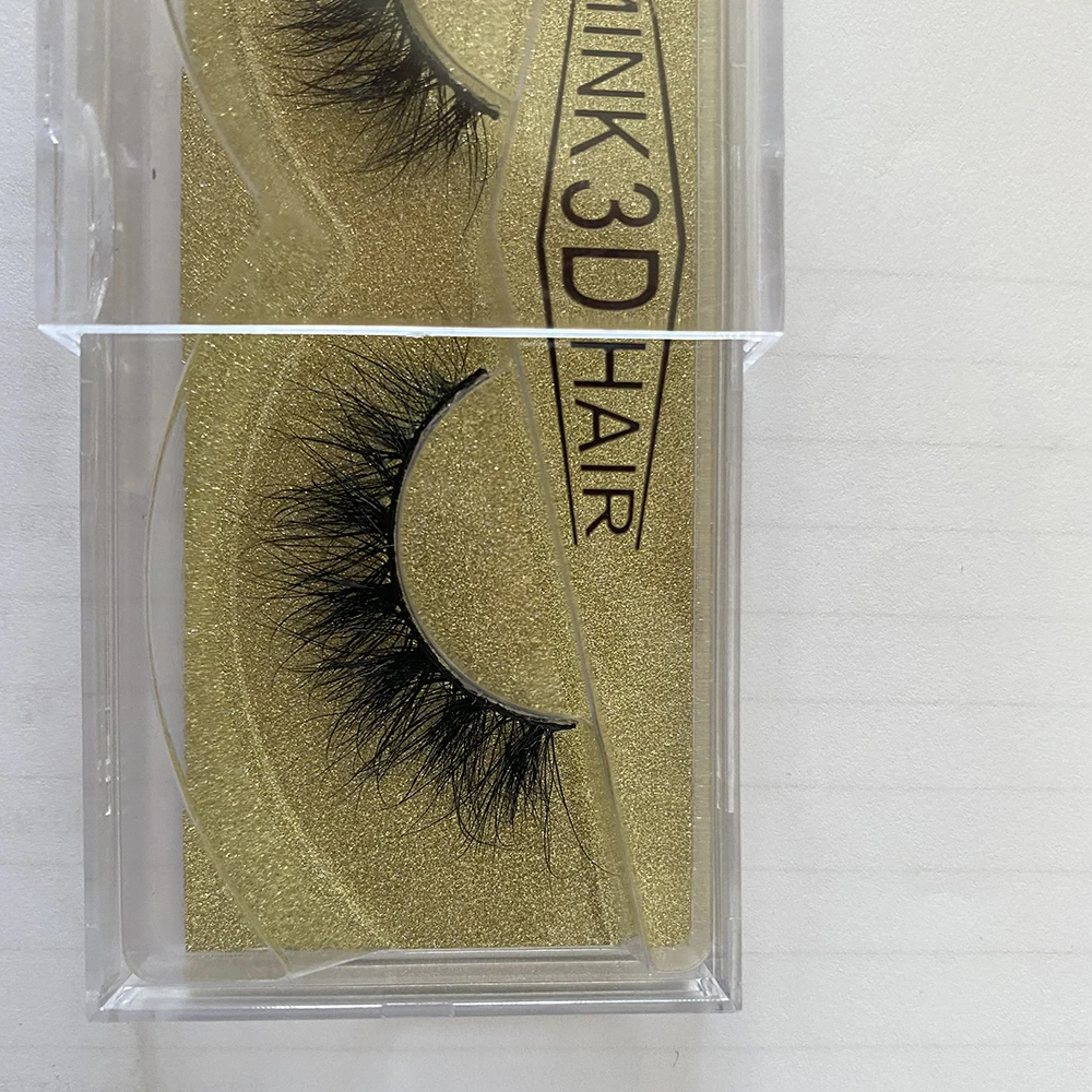  Good Selling Black Fur Mink Comfortable and Breathable False Eyelashes Natural for Eye