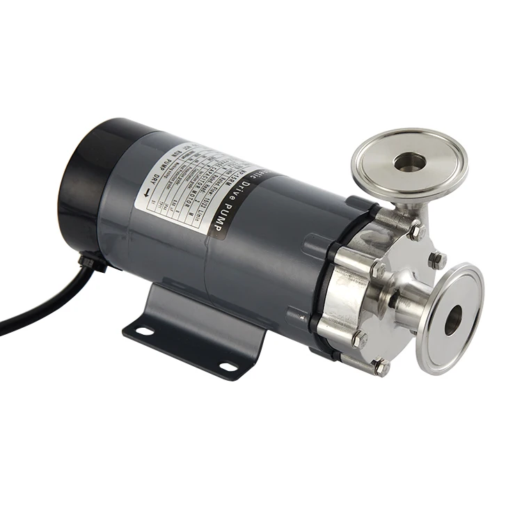 High Temperature Resistance Stainless Steel Pump MP-15RM 220V Tri Clamp Homebrew Beer Electro Magnetic Drive Pump for Wine Brew