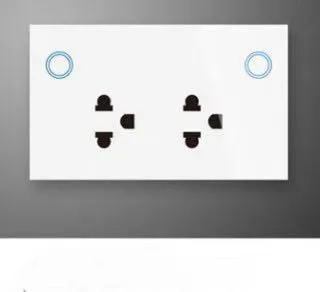 US/AU/North America Standard Wifi Double Power Point 2 Plug/Gang Socket Touch Function with USB Charge Port
