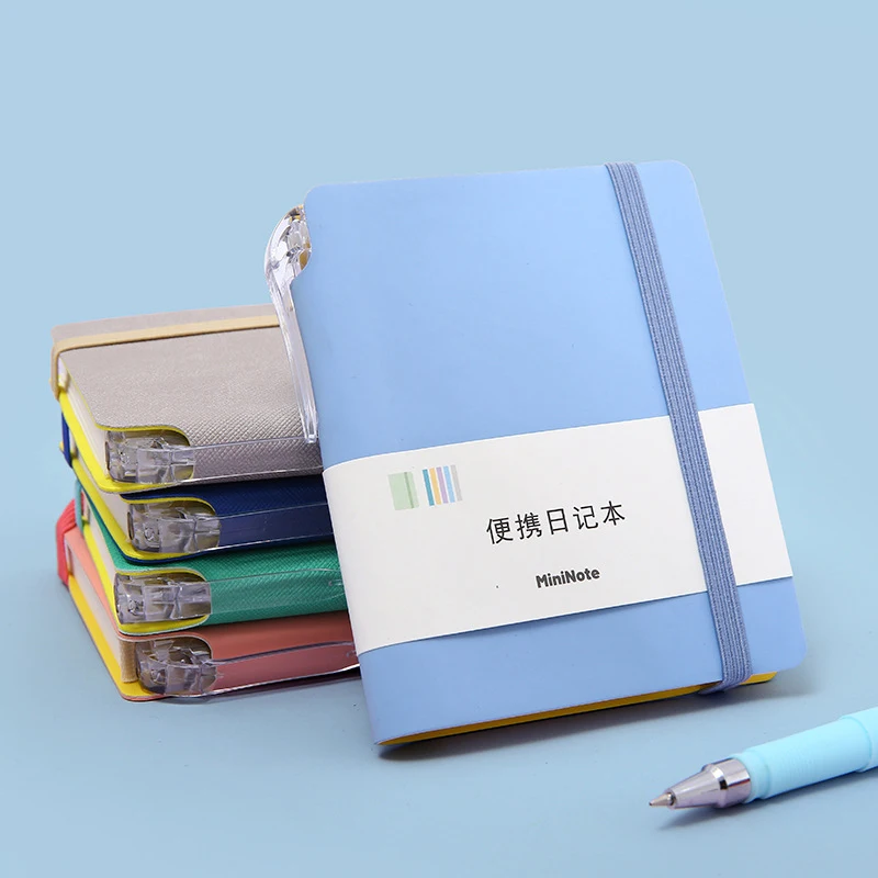 customized Portable Pocket Notebooks A6 /A7 School Journal Diary  A6  mini Journals With Pen