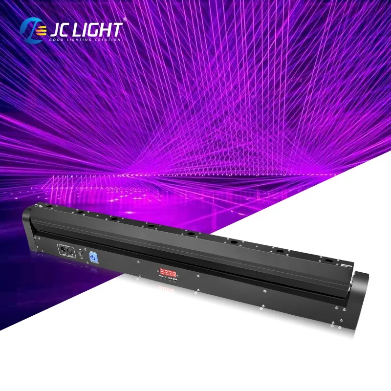 8 Eyes DMX Lazer Red Bar Moving Head Laser Light for DJ Disco Night Club Event Stage