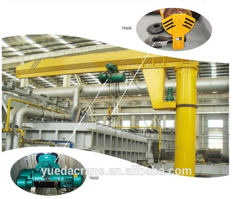 High quality power rotation jib crane safety training