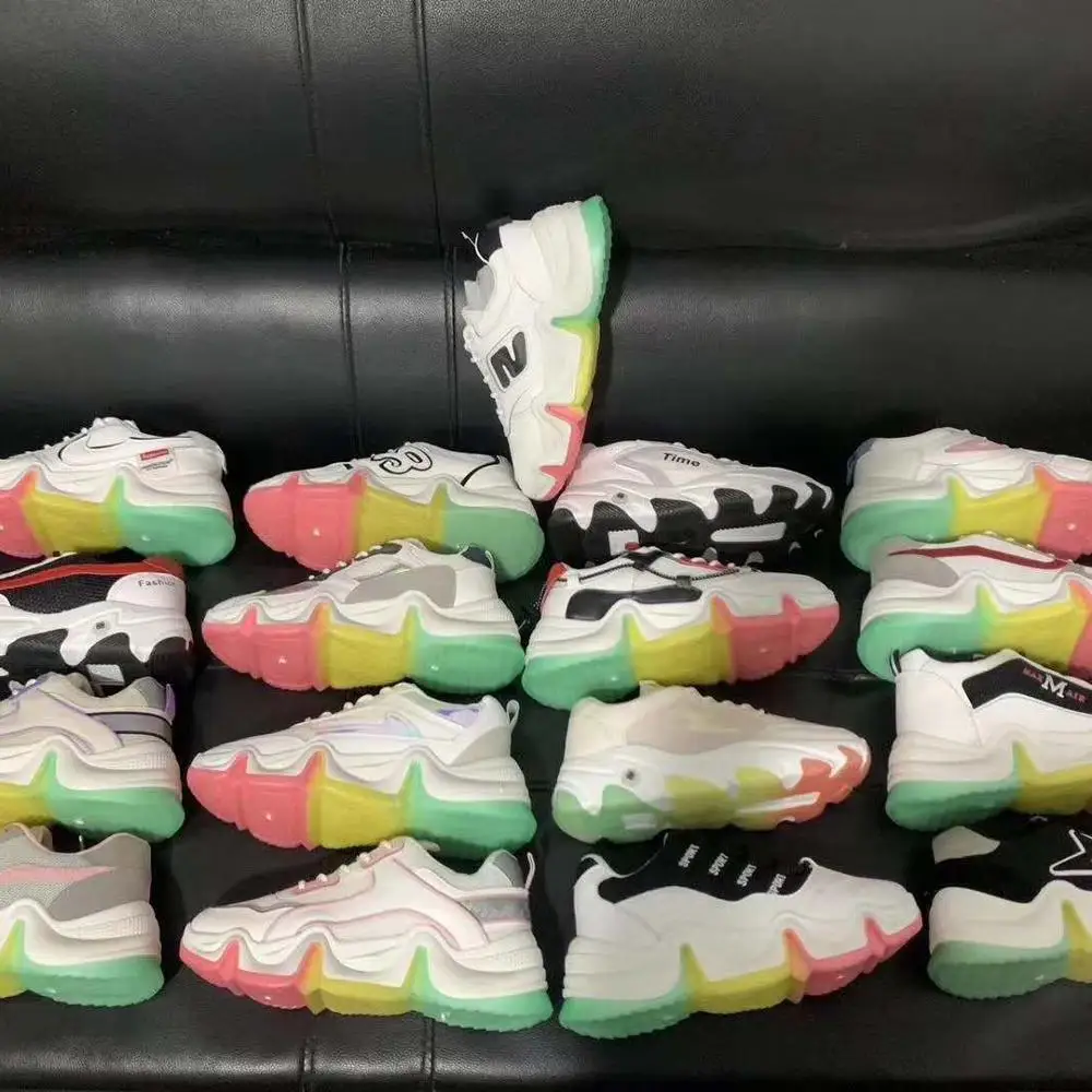 2020 Hot-selling new  lady flat air sports shoes breathable sneakers wholesale manufacture in china