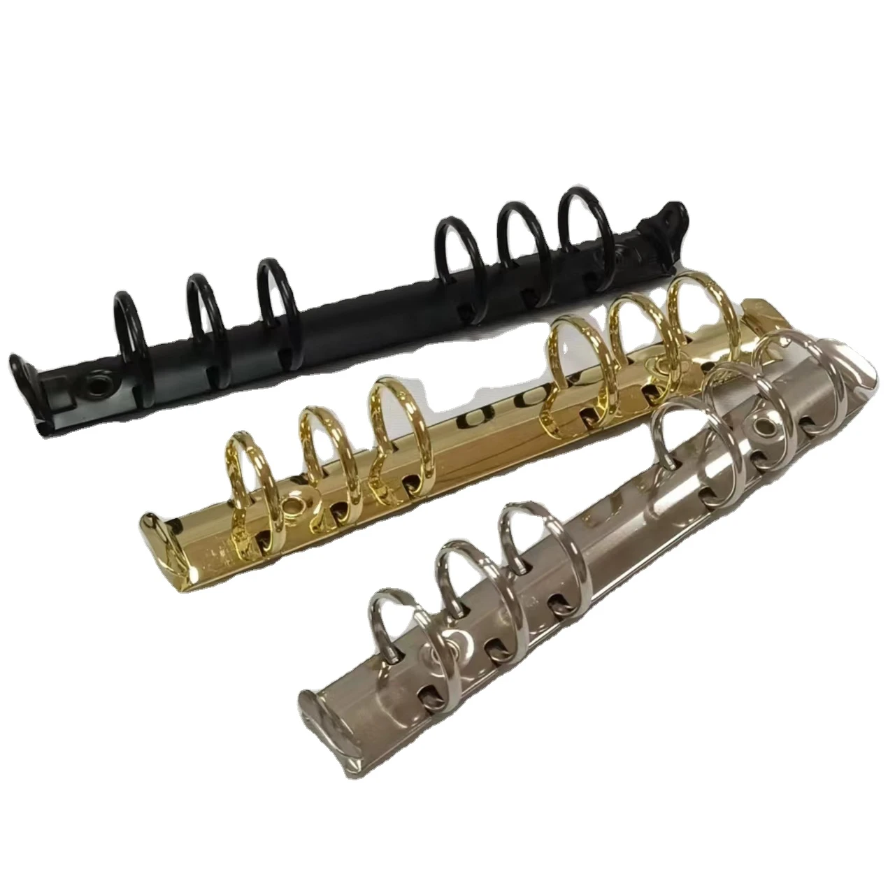 Аксессуары для канцелярских принадлежностей, 6 отверстий, зажимы для переплета, скрепки для бумаги, металлические кольца, зажим для связующего механизма