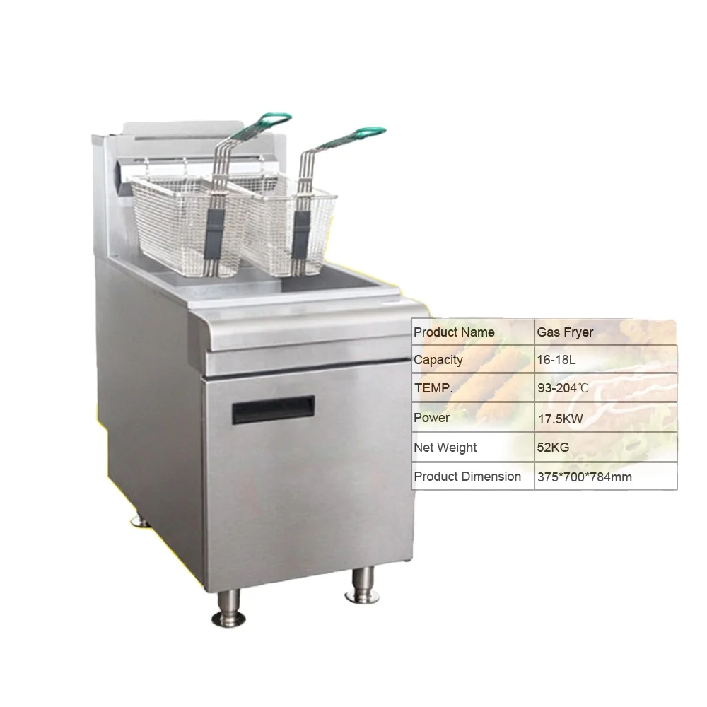 
desktop single tank gas fryer/groundnut/hamburger/peanut/french fries/churro/potato chips gas continuous frying machine 