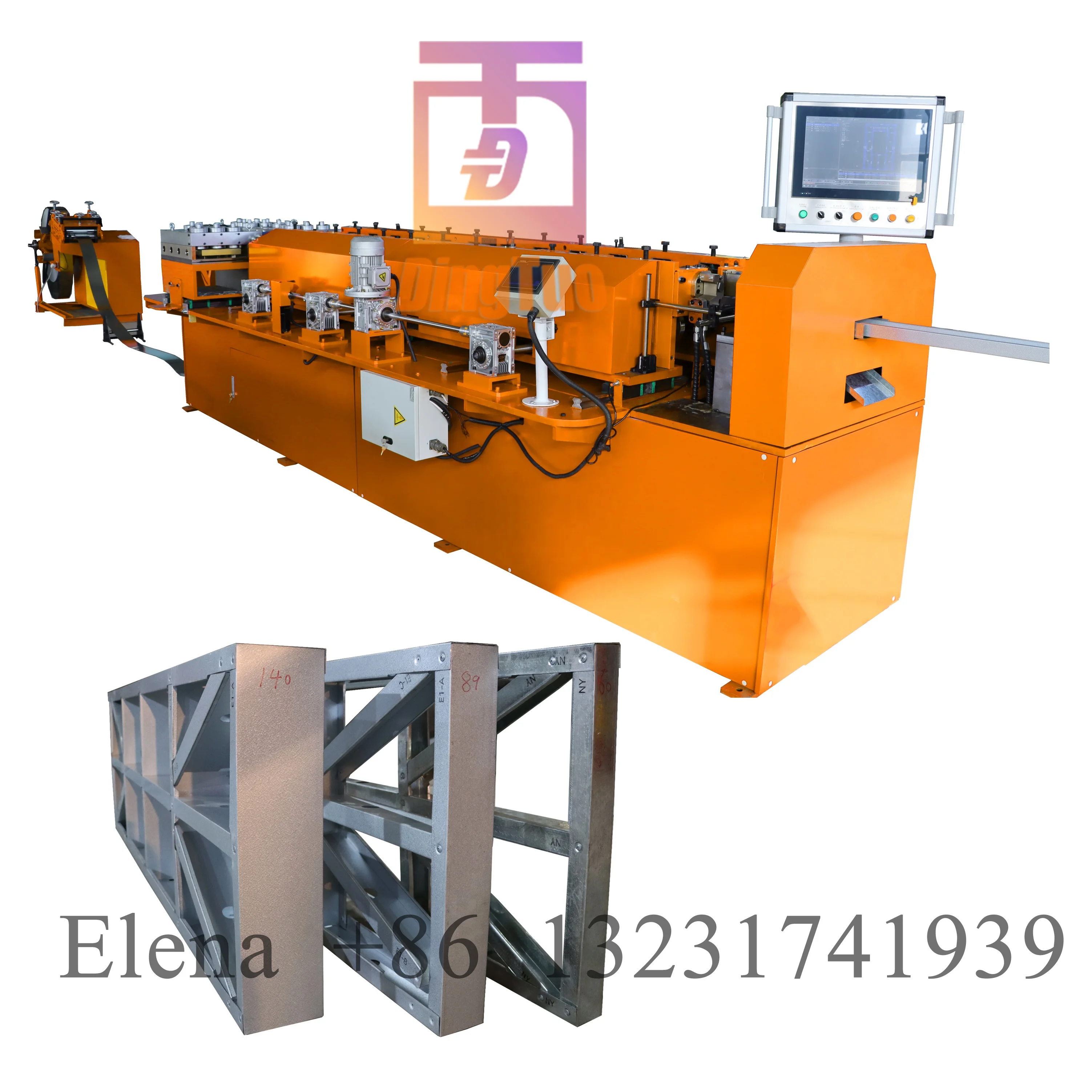 Multi-model All-in-one High Speed Light Steel Villa Keel Machine Light Gauge Steel Framing Roll Forming Machine