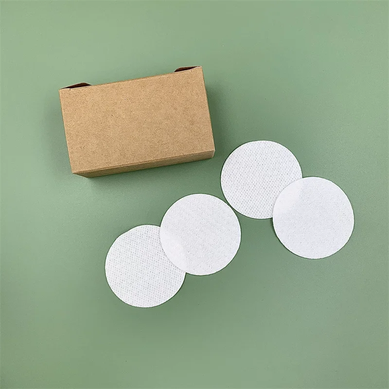 LWZ02 Skin care Non Woven Disposable mesh & embossed Facial Cleansing Pads for Make up Remover Toner
