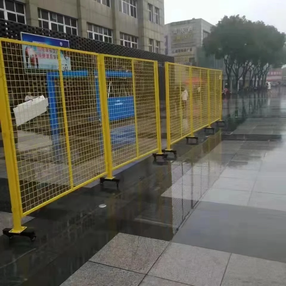 Canada Temporary Dog Fencing Fence Feet Panels 8*10 Concrete Australia Galvanized Chain Link Temporary Base Construction Site
