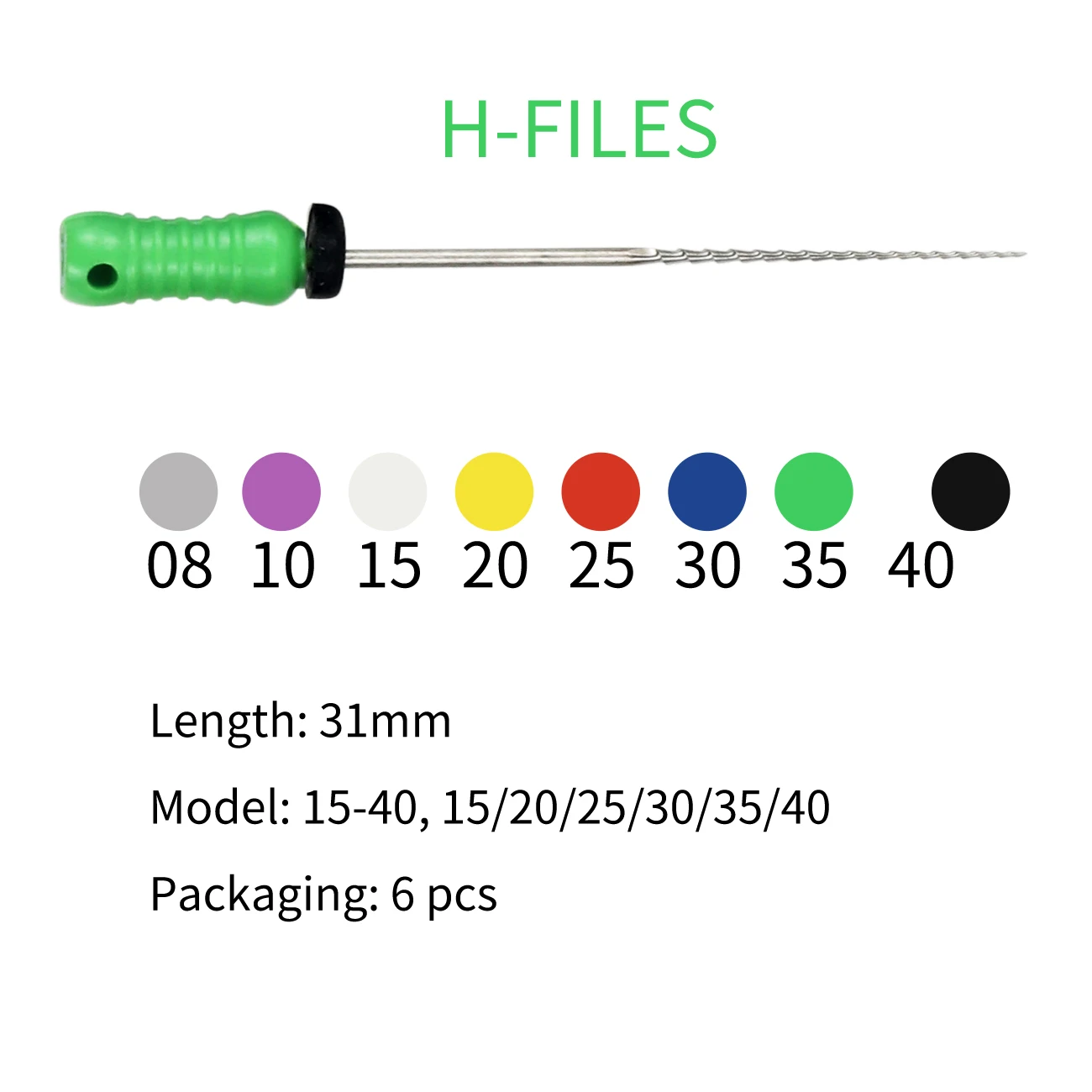 NITI K files/flexiable endo files/root canal treatment files