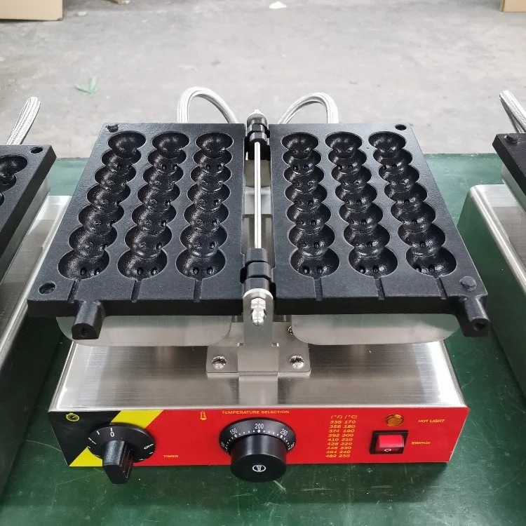 1560W Electric Commercial Waffle Balls Stick Maker Machine
