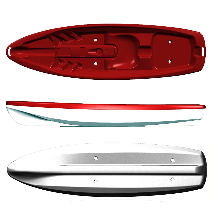 Dropshipping Rowing Sit On Top Sea Fishing Kayak Plastic Boat 8ft For Kids Manufacturers