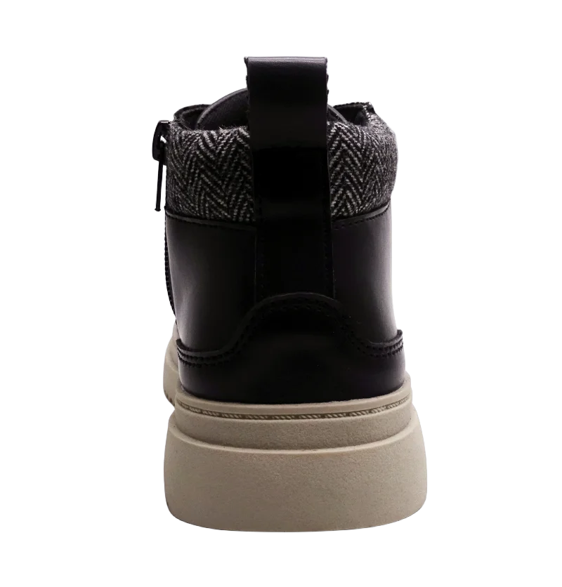 Wholesale customized designs OEM&ODM Smeta/GRS/HIGG/BSCI factory kids boots boy high top casual sneaker ankle boots