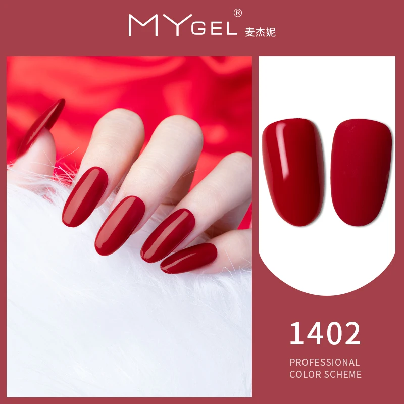 MyGel vernis permanent solid cream gel UV color gel nail polish set soak-off gel wholesale