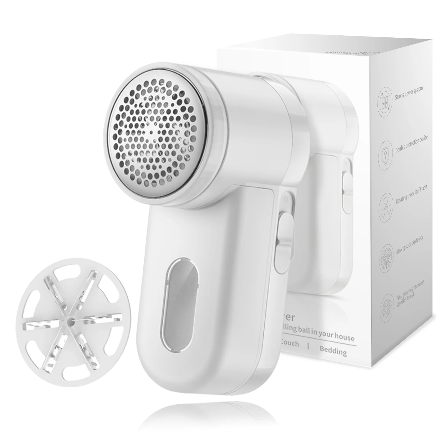 Battery Powered Portable Lint Shaver Woolen Clothes Sweater Curtain Fuzz Removing Machine