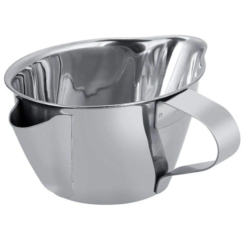 Oil Filter Soup Bowl Fat Separator Oil Fat Separator Bowl with Handle Stainless Steel Multi use Grease Oil Filter Strainer