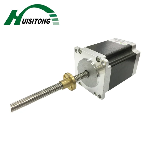 
Manufacturer Nema 23 1.2Nm T10 150mm 1.8 stepper motor linear stepper motor 