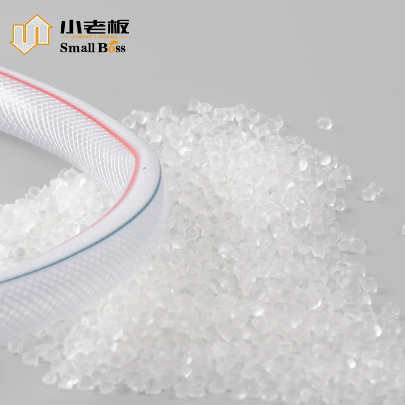 Sample No Smell High Quality Raw Material Flexible Tubes PVC soft crystal granules PVC pellets PVC Granules Compound