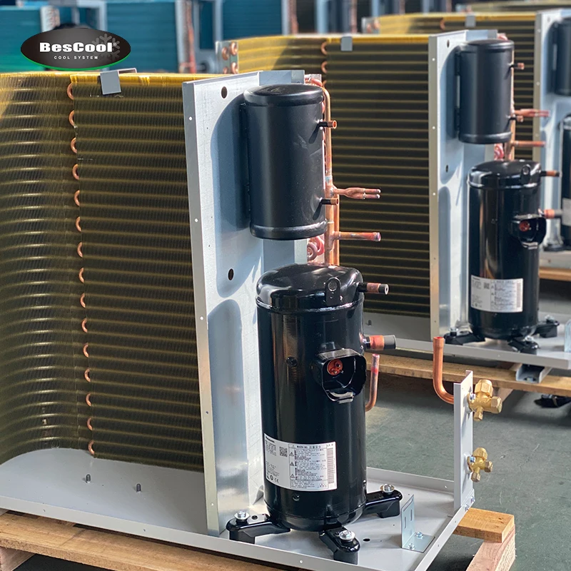 Cold room refrigeration unit condenser cooling freezing condensing unit with C-SB303H8A scroll compressor