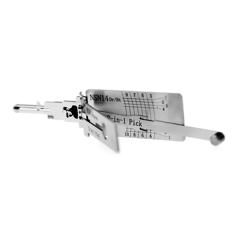 Original Lishi CY24 GT10 DWO4R NSN14 2 in 1 auto pick and decoder for N-issan locksmith tools lock pick set