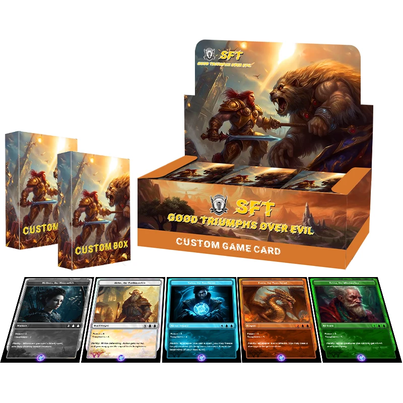 senfutog Paper factory custom printing personalized game cards