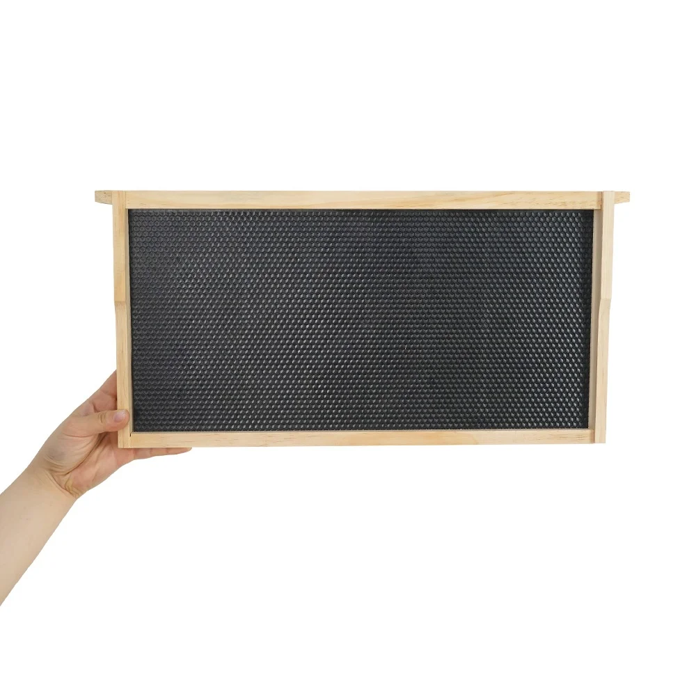 Beekeeping Assembled Langstroth Beehive Wooden Bee Frame With Foundation Sheet