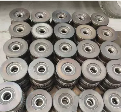 Crane traveling wheel gear ring