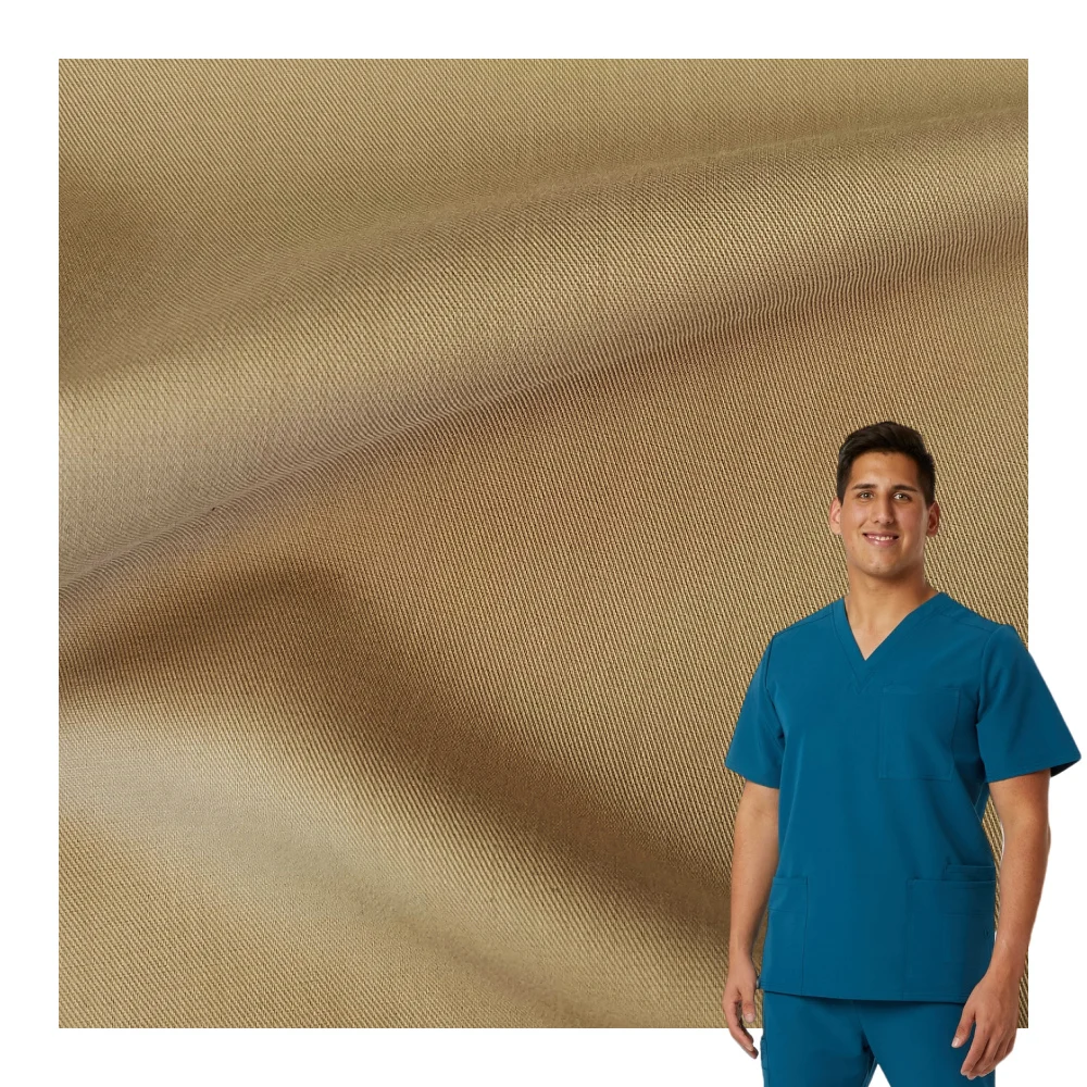 Manufacture TR Stretch 170gsm Polyester rayon spandex fabric for nursing scrubs