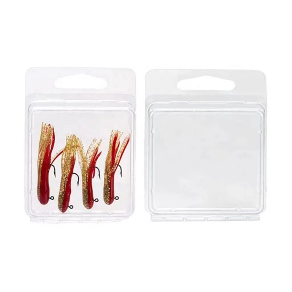 Clear Plastic Customized Clamshell Blister Packaging Card 2 Pack Blister Box