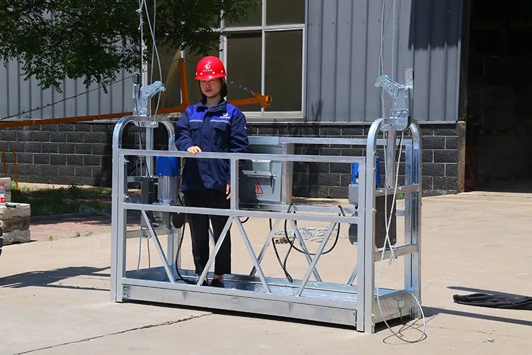 Hot Selling 6M ZLP630  Electric Cradle Gondola  Suspended Work Platforms With High Quality Motor