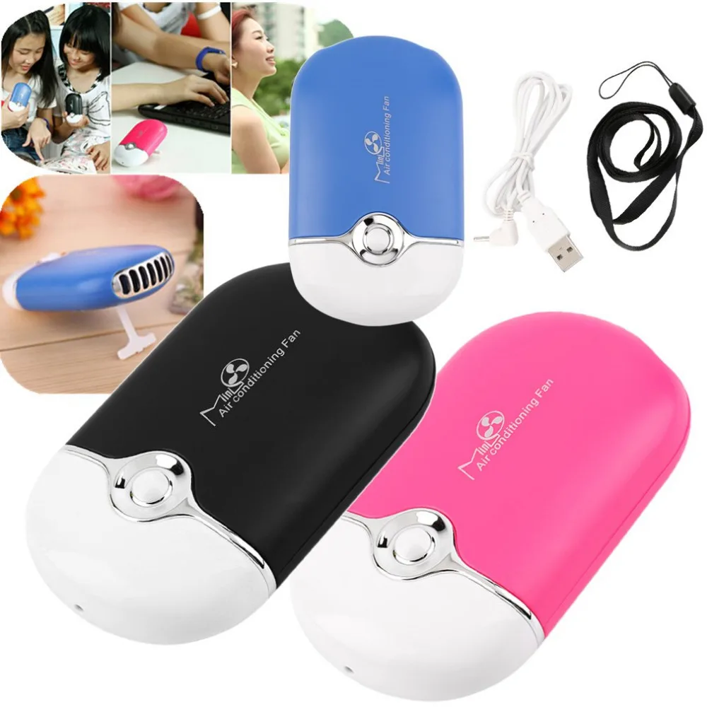 Portable Rechargeable USB Mini Air Conditioning Blower Dryer Lash Fan eyelash fan dryer For Eyelash Extension